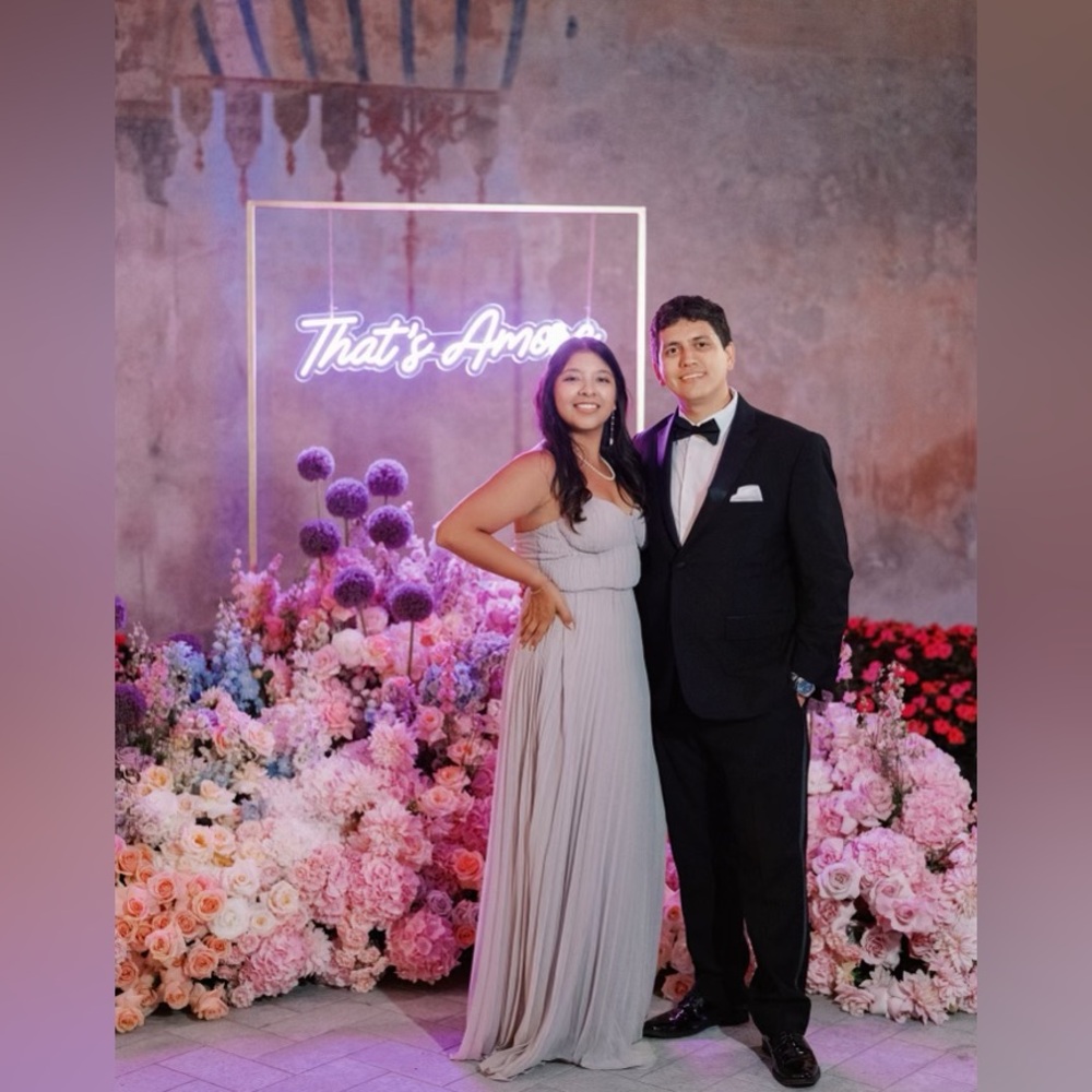 VICI Lavender pleated dress size L - Picture 5 of 5